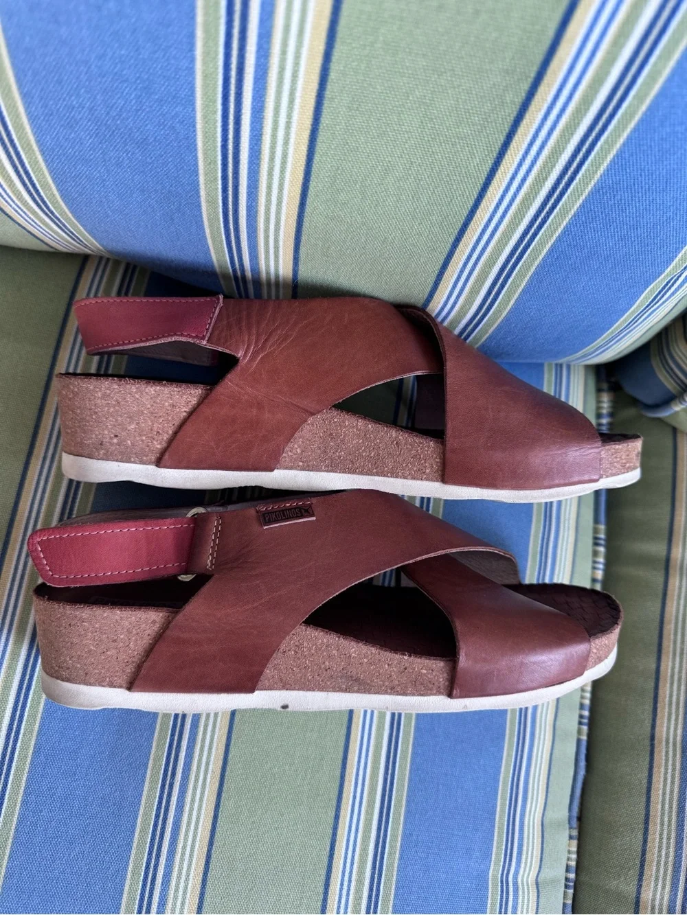 PIKOLINOS Mahon Leather Crisscross  Sandals